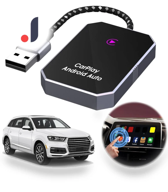Wireless CarPlay Android Auto Adapter — Car Accessories & Gadgets, Actually lighting