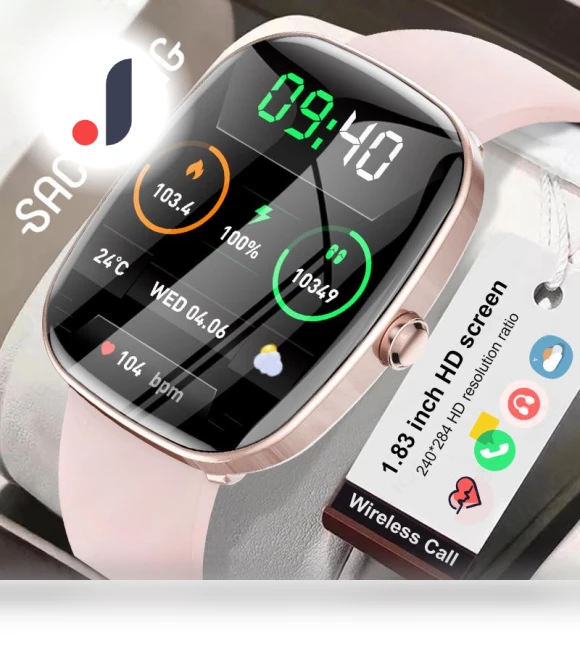 AI Smartwatch with Voice Calls — Smartwatches, SACOSDING