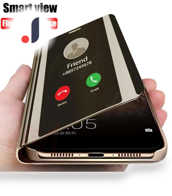 Smart Mirror Magnetic Flip Stand Phone Case — Basic Cases, case-A1