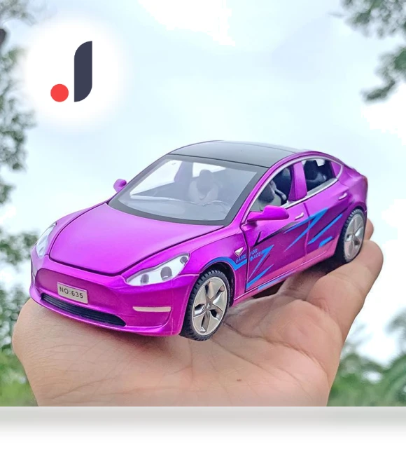 Toy Car Tesla Model 3 — Miniature Rides & Collectibles, AI Supermarket