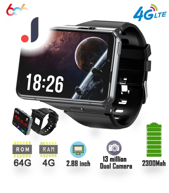 4G LTE Smartwatch Phone — Smartwatches, Tiktop2