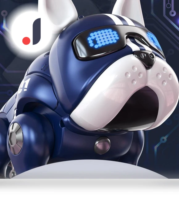 Interactive Smart Robo-Dog with Light-Up Toys — Interactive Animal Companions, Super Dream Home