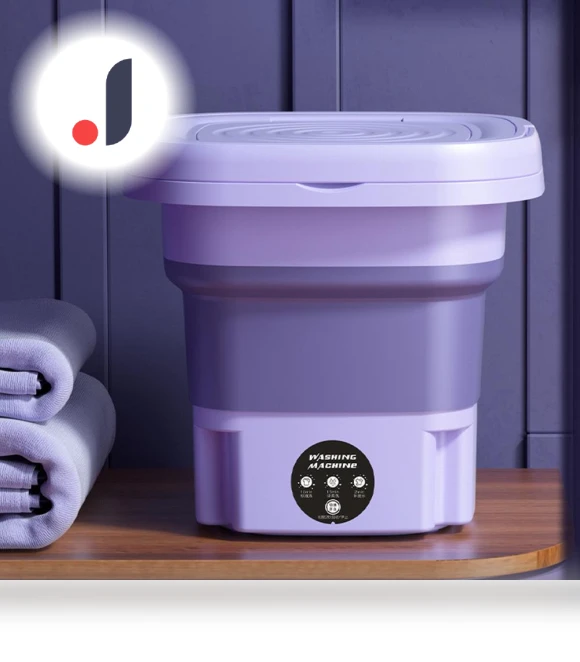 Portable Foldable Washing Machine with Centrifuge — Compact Washing Solutions, GYROBALL
