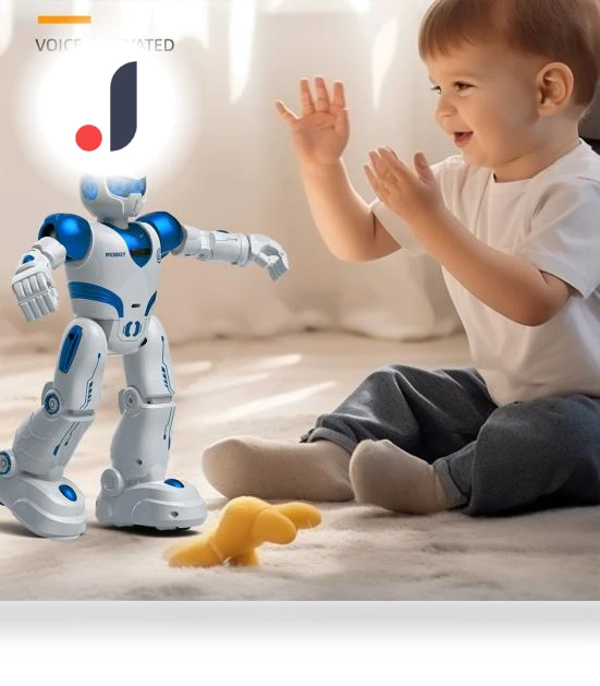 Programmable Dancing Robot with LED Eyes — Interactive Figures & Robots, Vitality Figure