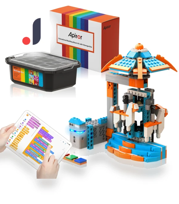 Programmable Robot Kit for Educational Block Sorting — Construction Kits, SOLT Japan Market