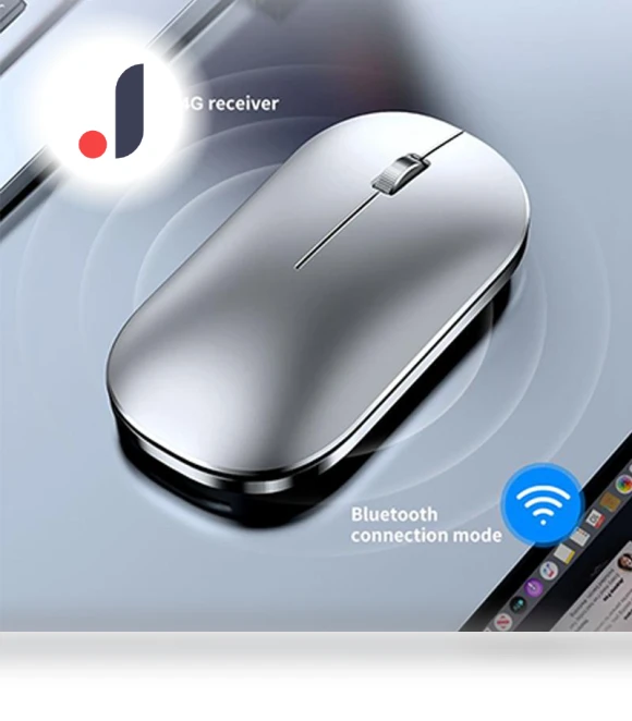 Rechargeable Bluetooth Silent Ergonomic Wireless Mouse — Mouse Pads