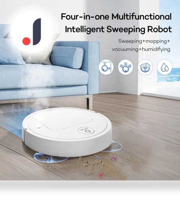 Rechargeable Robot Vacuum 5-in-1 — Smart Cleaning Robots, Home Of Auto Parts