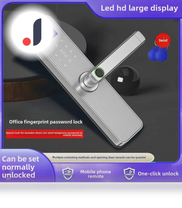Smart Lock for Wooden Door — Biometric Security, VividTrove