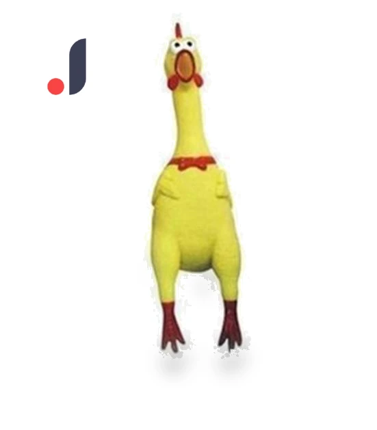 Smart Rubber Chicken Toy — Executive Desk, Zoeneed