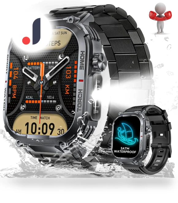 Smart Watch with 2.02-inch Ultra HD Display — Smartwatches, SACOSDING