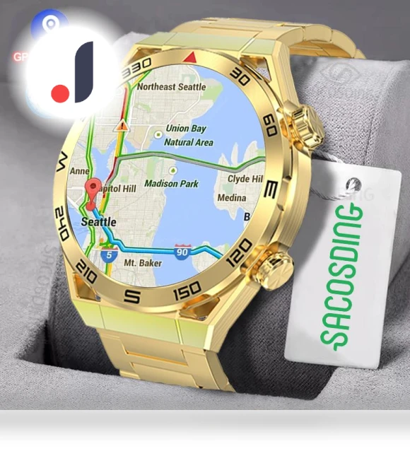 Smart Watch with NFC, ECG+PPG, GPS Motion Tracker — Smartwatches, Tiktop2
