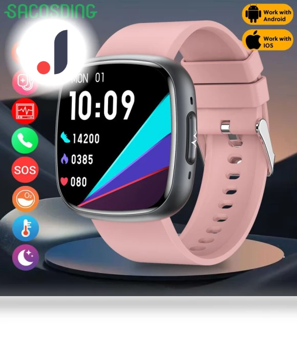 SmartWatch with Health Monitoring — Smartwatches, SACOSDING