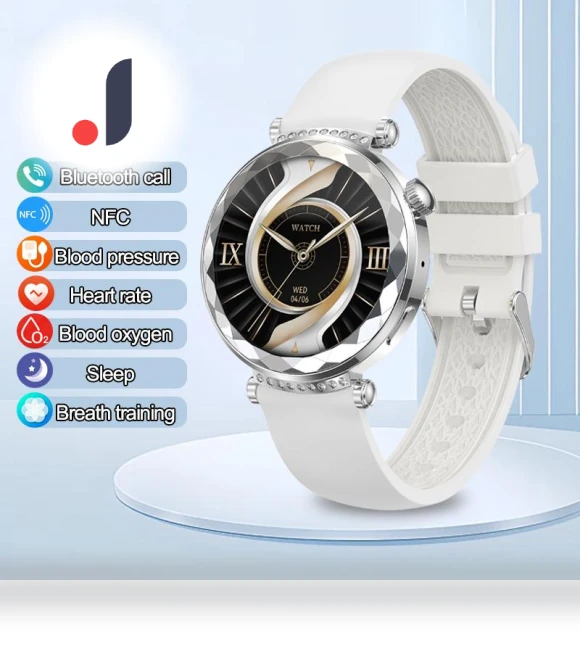 Women's Smart Watch with NFC and AMOLED HD Display — Smartwatches, SACOSDING