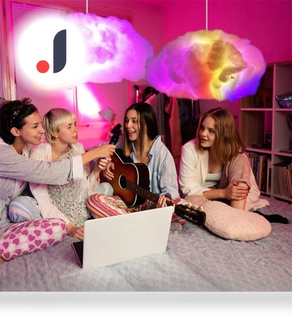 3D Big Cloud Lighting Light — LED, Warmya