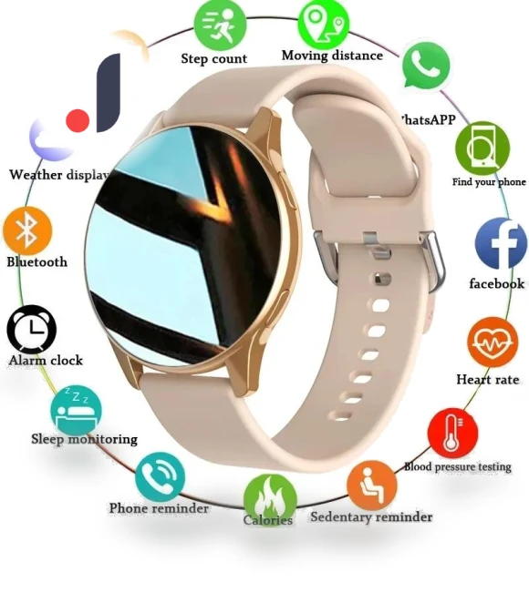 Bluetooth Smart Watch with Heart Rate and Blood Pressure Monitoring — Smartwatches, Creative Adorn