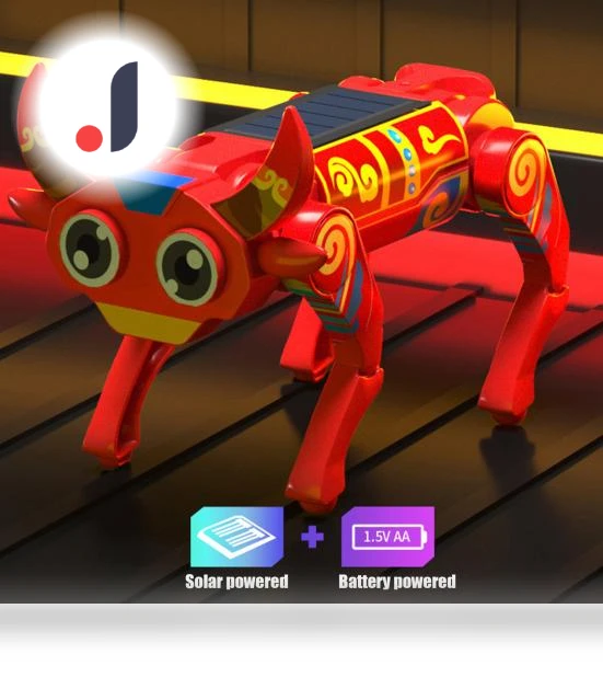 Educational Solar Electric Robot Toy — Solar Power, Volans