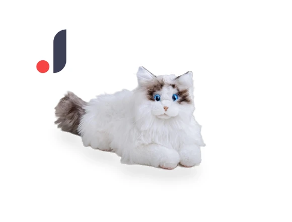 FAVE KIMIT Ragdoll Pet Robot Cat — Interactive Animal Companions, SEGA