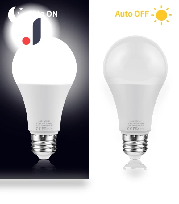 LED Light Bulb with Light Sensor — LED, HOME-Auto-001