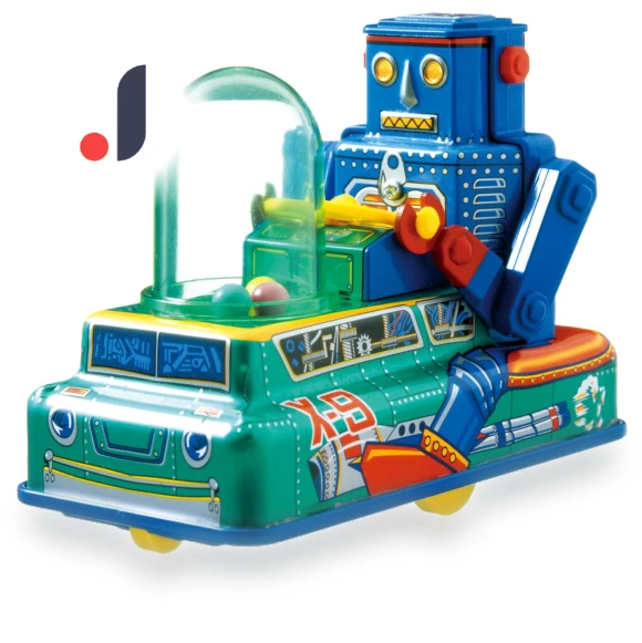 Mini Space Robot Car — Miniature Rides & Collectibles, Masudaya