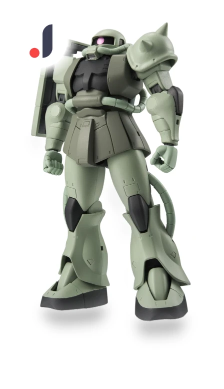 Mobile Suit Gundam Zaku Painted Movable Figure — Statues, TAMASHII NATIONS