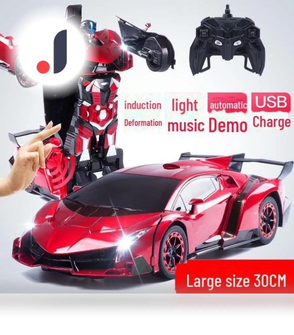Remote Control Transforming Robot Toy — Interactive Figures & Robots, StrideBox