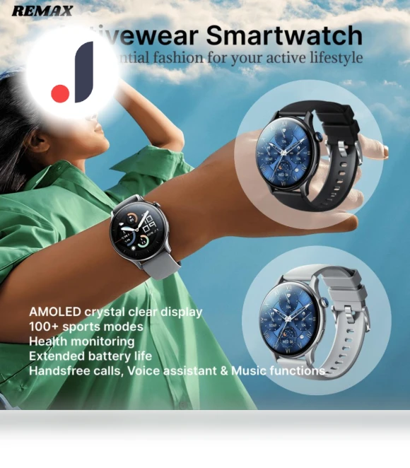 Smart Watch with Crystal Clear AMOLED Display — Smartwatches, JYY-electronics