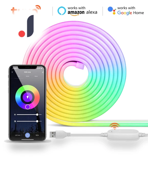 Smart WiFi LED Neon Strip Lights — LED Strips, HOME-Auto-001
