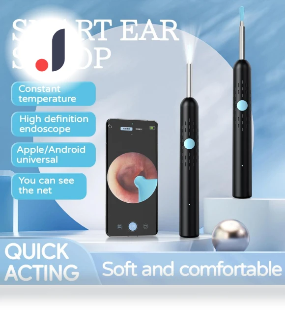 Wireless Smart Visual Ear Cleaner Otoscope — Wax Removal, Modern Home Furnishing