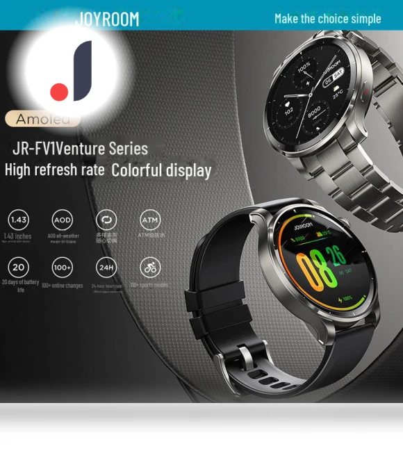 Zinc Alloy Sports Waterproof Smartwatch — Smartwatches, Joyroom Official