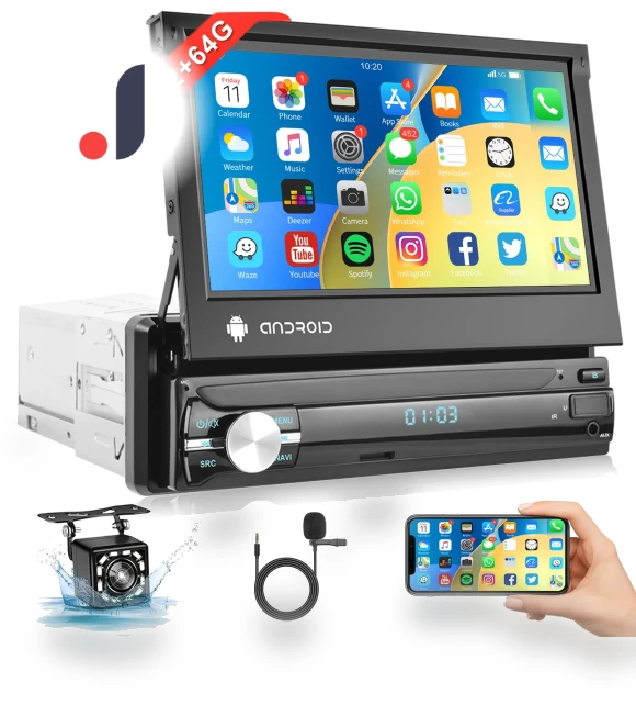 Android Car Audio GPS FM RDS with 7-inch Touch Screen — Stereo Receivers, AniWorld
