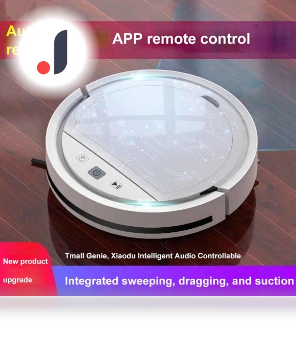 Automatic Rechargeable APP-Controlled Sweeping Vacuum — Smart Cleaning Robots, Home Of Auto Parts
