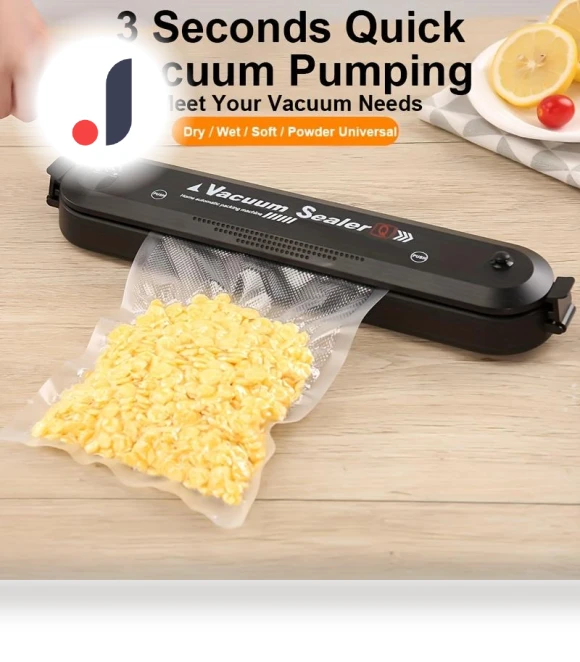 Compact Vacuum Food Sealer Machine with Automatic Sealing System — Vacuum Sealers, Luminaire Lighting Mall