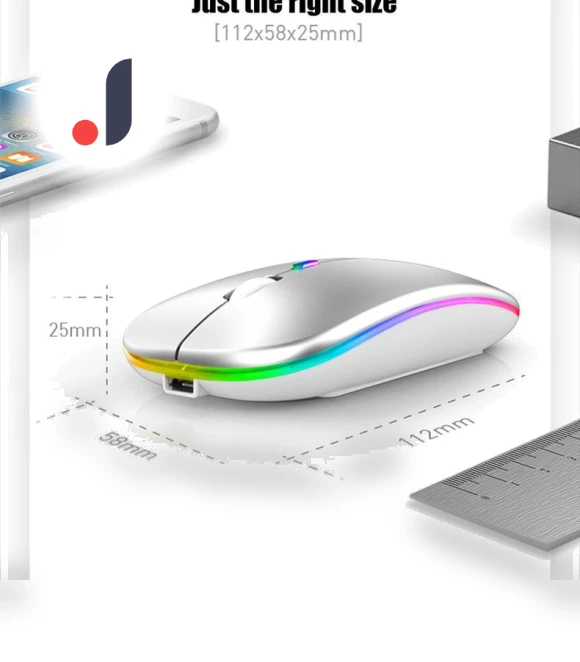 Dual Mode Silent Mouse — Mouse Pads, StrideBox