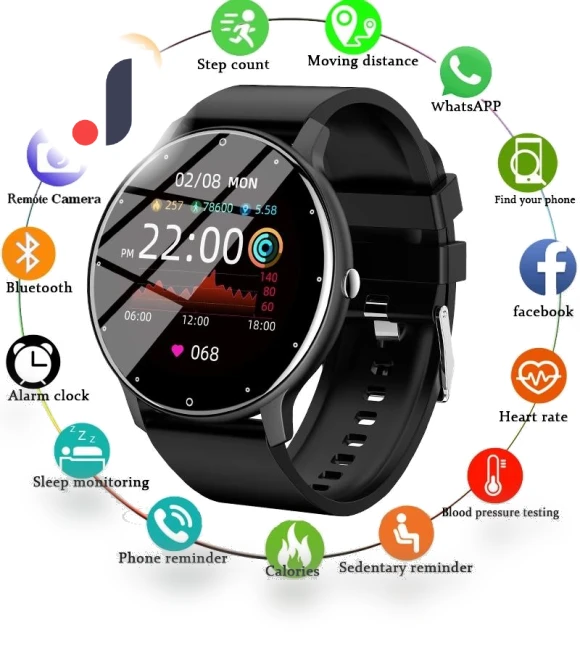 Full Touch Screen Smart Watch — Smartwatches, Tiktop2