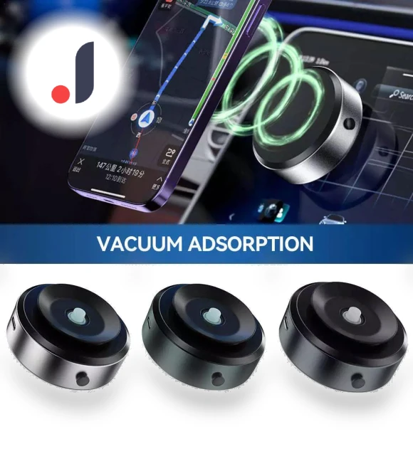 Magnetic Car Phone Holder 2 in 1 with Wireless Charging — Dashboard Installation Kits, Auto Accessories Home