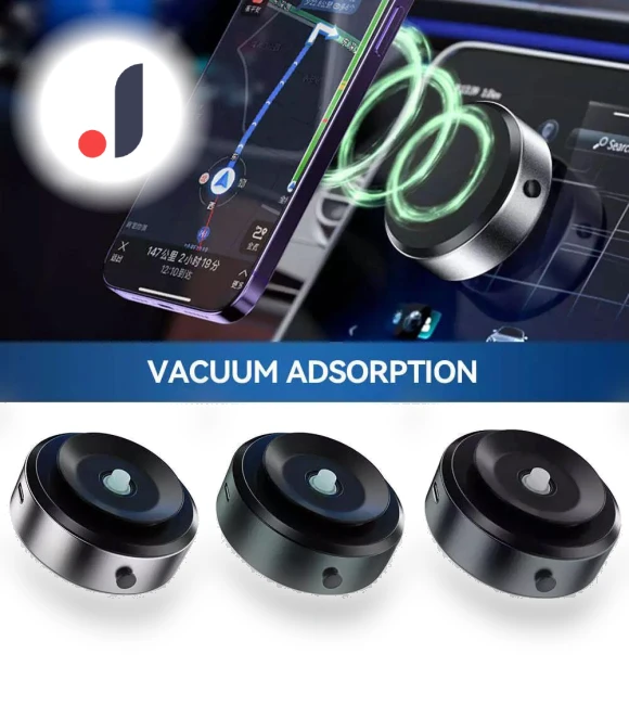 Magnetic Wireless Phone Holder with Charging — Dashboard Installation Kits, Auto Launcher