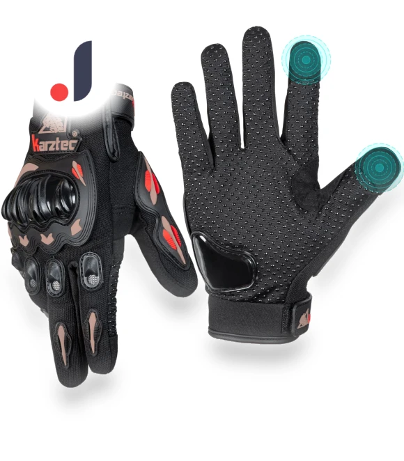 Motorcycle Bicycle Touch Panel Compatible Unisex Gloves — Gloves, Zen Picks