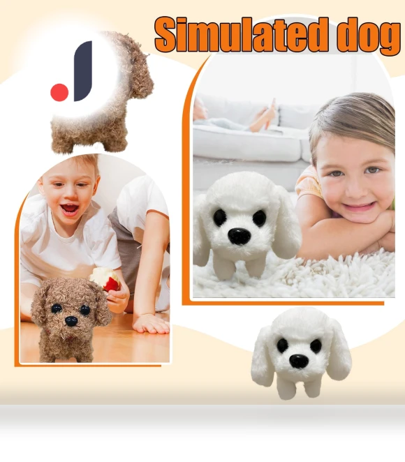 Realistic Robot Puppy — Interactive, Beautiful sexy girl
