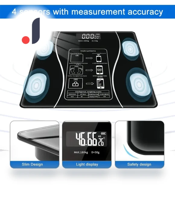 Smart Body Fat Scale — Body Composition Analysis, Build My Home