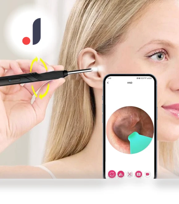 Smart Ear Cleaner with Camera and LED Light — Syringes, Auto Launcher