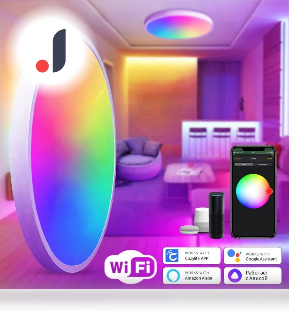 Smart LED Ceiling Light — Ceiling Fan Lighting Solutions, CozyLife