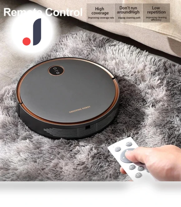 Smart Sweeping Robot Vacuum 3-in-1 — Smart Cleaning Robots, Modern Home Furnishing