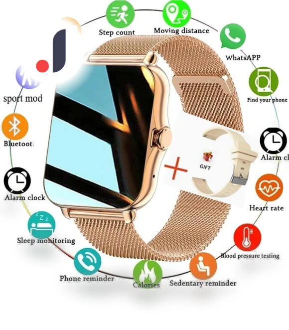 Smart Watch with Full Touch Color Screen — Smartwatches, Wula Mall