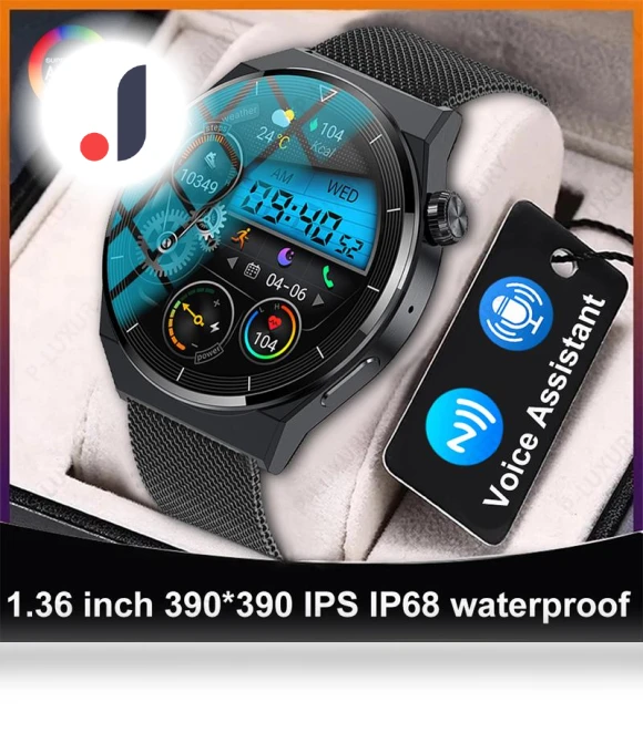 Smartwatch with AMOLED Display — Smartwatches, Tiktop2