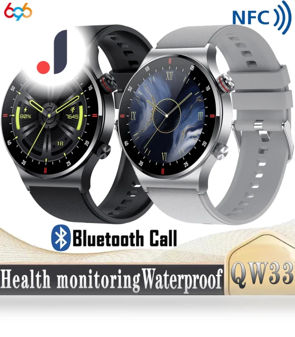 Smartwatch with ECG PPG Blood Pressure Monitor — Smartwatches, Tiktop2