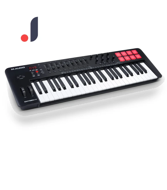 USB MIDI Keyboard Controller with Intelligent Music Creation Software — MIDI Control Devices, M-Audio