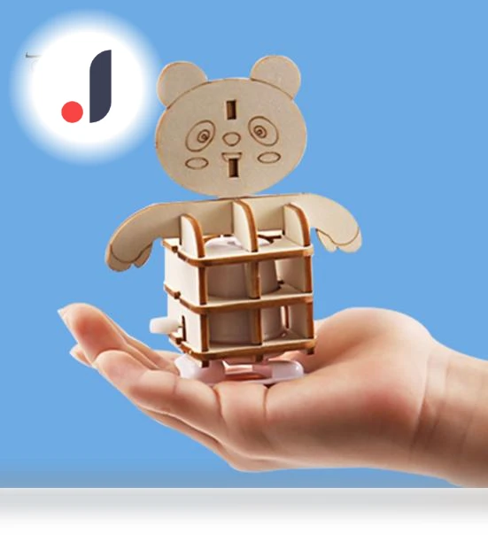 Walking Bear Robot STEM Kit — Construction Kits, Safety toy
