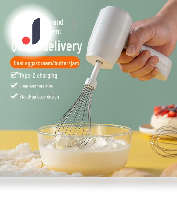Wireless Handheld Multifunctional Electric Whisk — Beaters, AI Supermarket