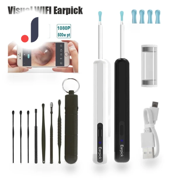 Wireless Smart Visual Wi-Fi Ear Cleaner — Syringes, TOP MALL-004