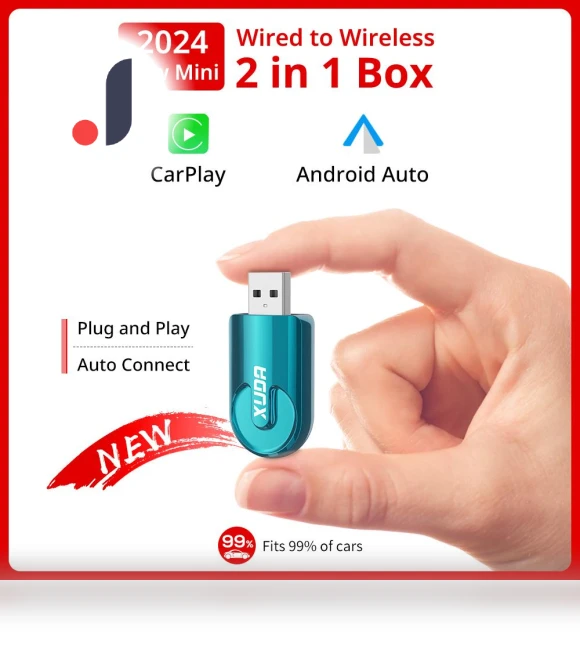 2 in 1 AI Box Carplay — Stereo Receivers, XUDA